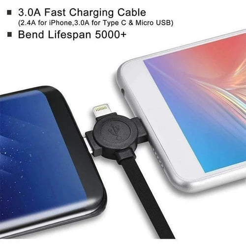 3 In 1 Data Cable Phone Holder