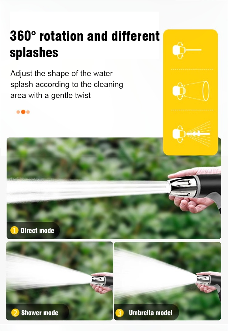 Multi-function Car Wash Water Gun with High-pressure Jet