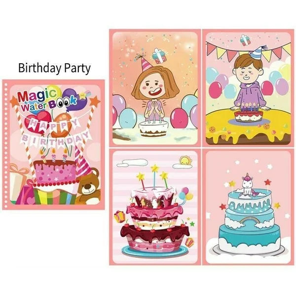 Magic Water Coloring Book