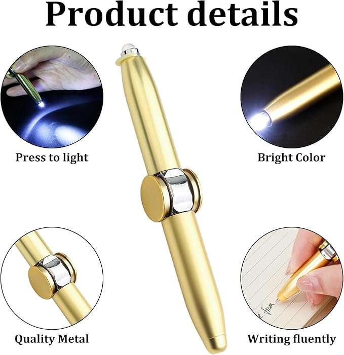 Hand Spinner Multifunctional LED Pen