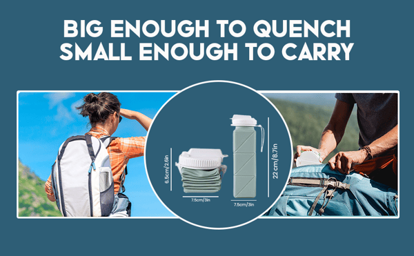 Foldable Water Bottles 620ml