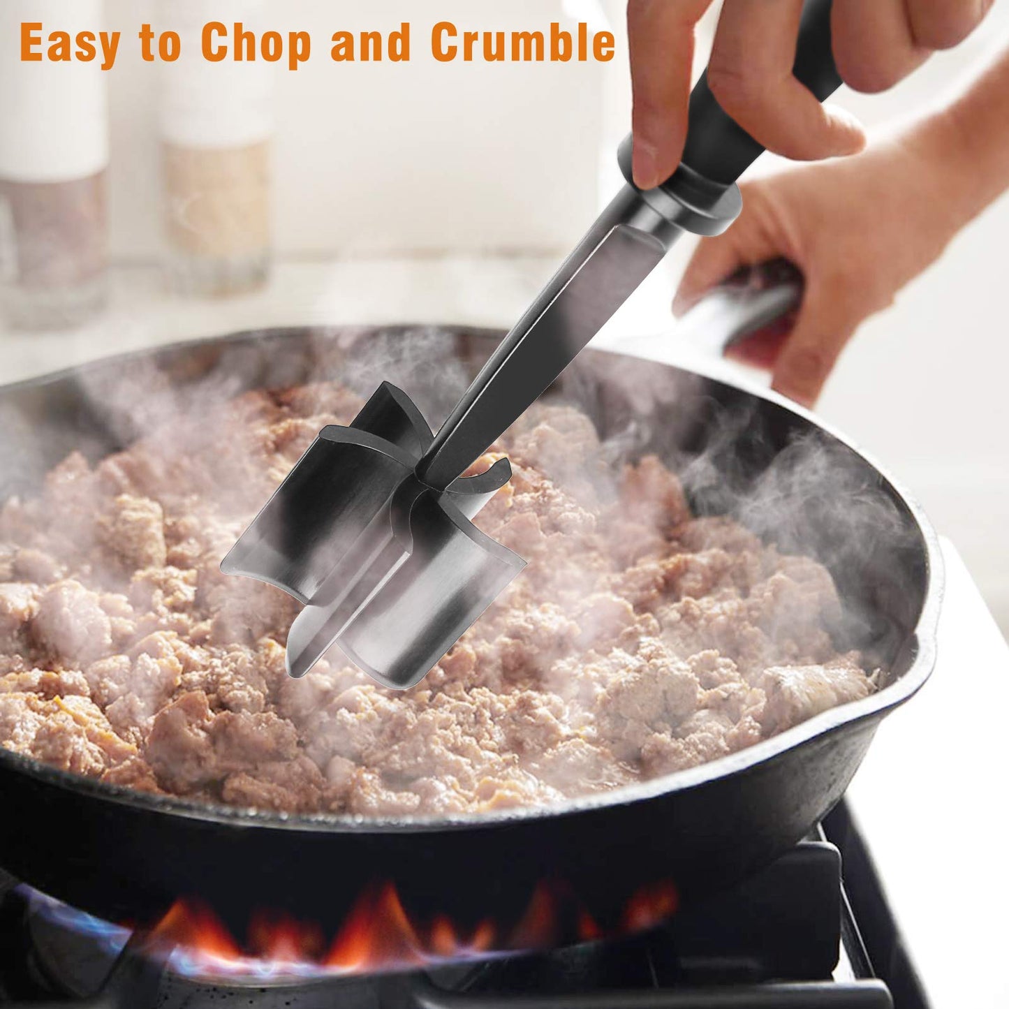Multifunctional Heat Resistant Meat Masher