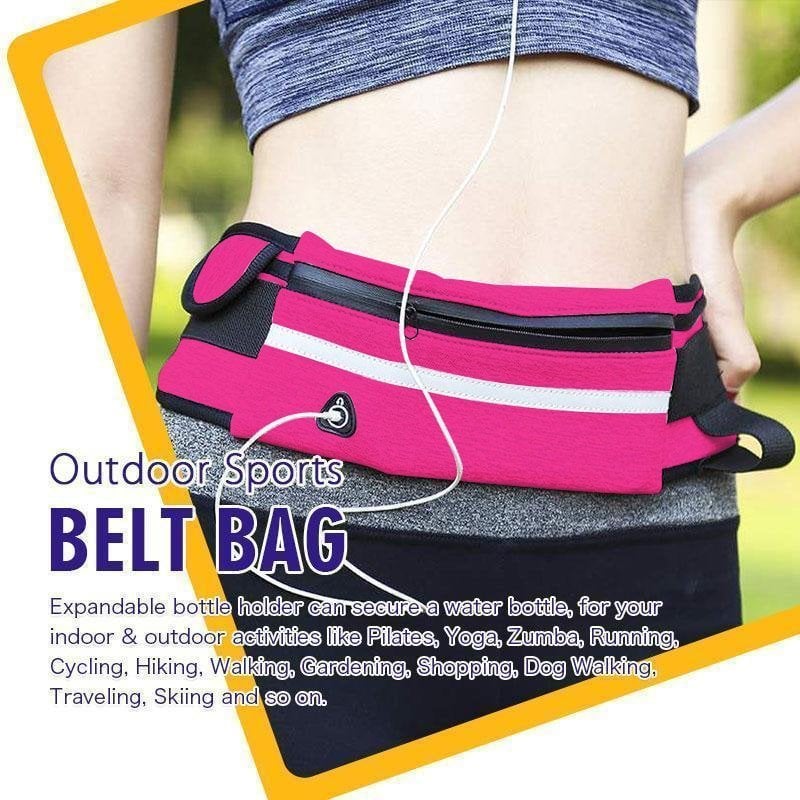 Multifunctional knitted breathable invisible waist bag
