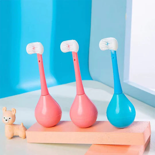 Tumbler Three-sided Children's Toothbrush