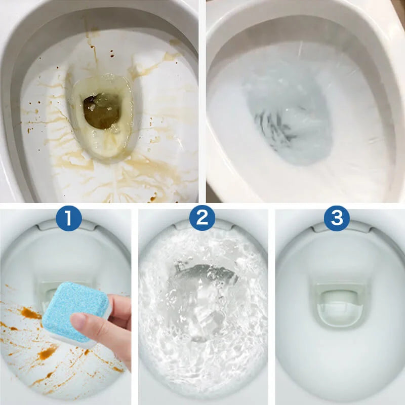 Toilet cleaning tablets