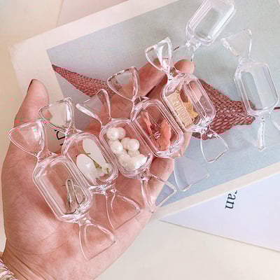 Transparent Candy Shape Jewelry Box(10 PCS )