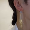 Diamond Tassel Earrings