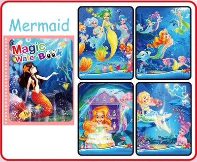 Magic Water Coloring Book