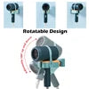 Rotatable Wall Mounted Hair Dryer Holder， Hands Free Hair Dryer Stand Holder, Drilling-Free Blow Dryer Holder
