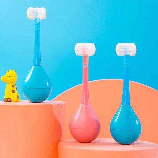 Tumbler Three-sided Children's Toothbrush