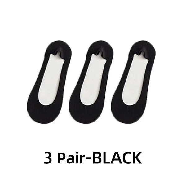 Invisible Non-slip Ice Silk Socks ( 3 Pairs )