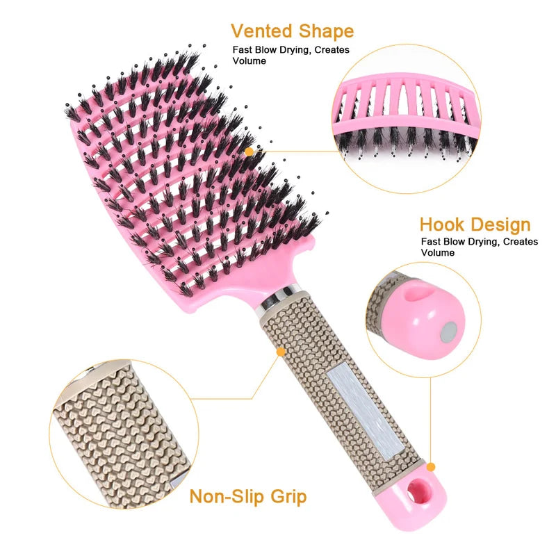 FLUFFY MASSAGE DETANGLING BRUSH