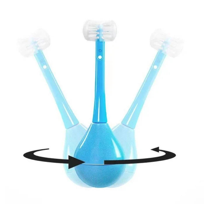 Tumbler Three-sided Children's Toothbrush