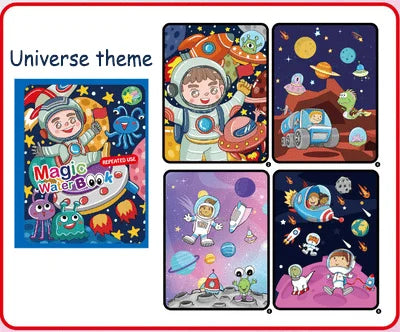 Magic Water Coloring Book