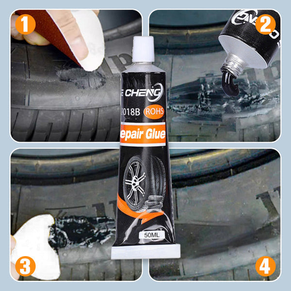 🔥Waterproof & High Temperature Resistant Tire Repair Glue