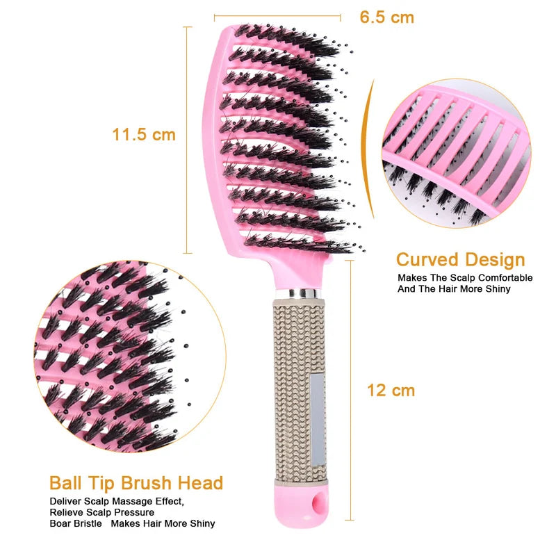 FLUFFY MASSAGE DETANGLING BRUSH