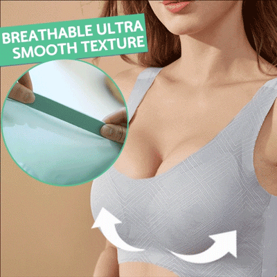 BREATHABLE-THIN ICE SILK SEAMLESS BRA