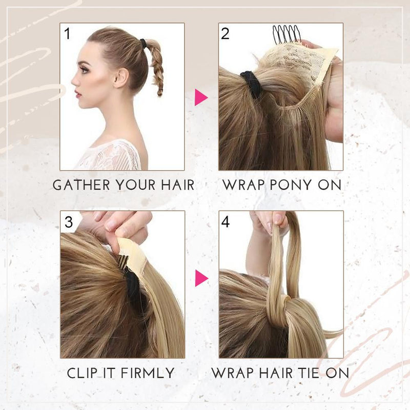 Clip-in Voluminous Ponytail Extension