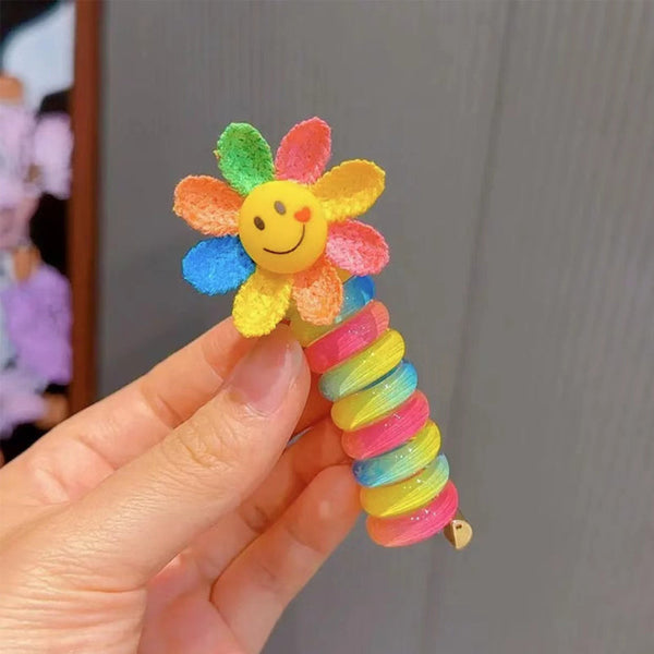 Colorful Telephone Wire Hair Bands