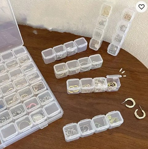 Mini 28 Grid  Jewelry Storage Box