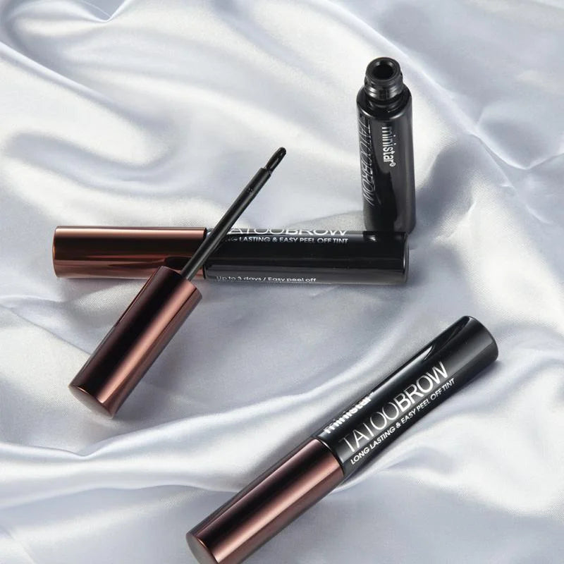 Eye Brow Gel Tattoo Tint Waterproof Peel Off Eye Brow Pomade Tattoo Long-lasting Dye Eyebrow