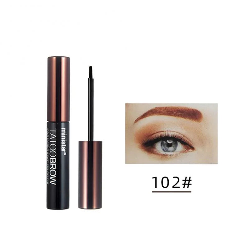 Eye Brow Gel Tattoo Tint Waterproof Peel Off Eye Brow Pomade Tattoo Long-lasting Dye Eyebrow