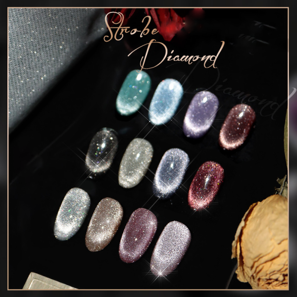 Laser Diamond Cat Eye Nail Polish