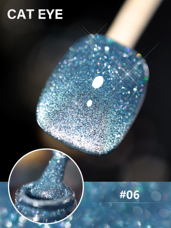 Laser Diamond Cat Eye Nail Polish
