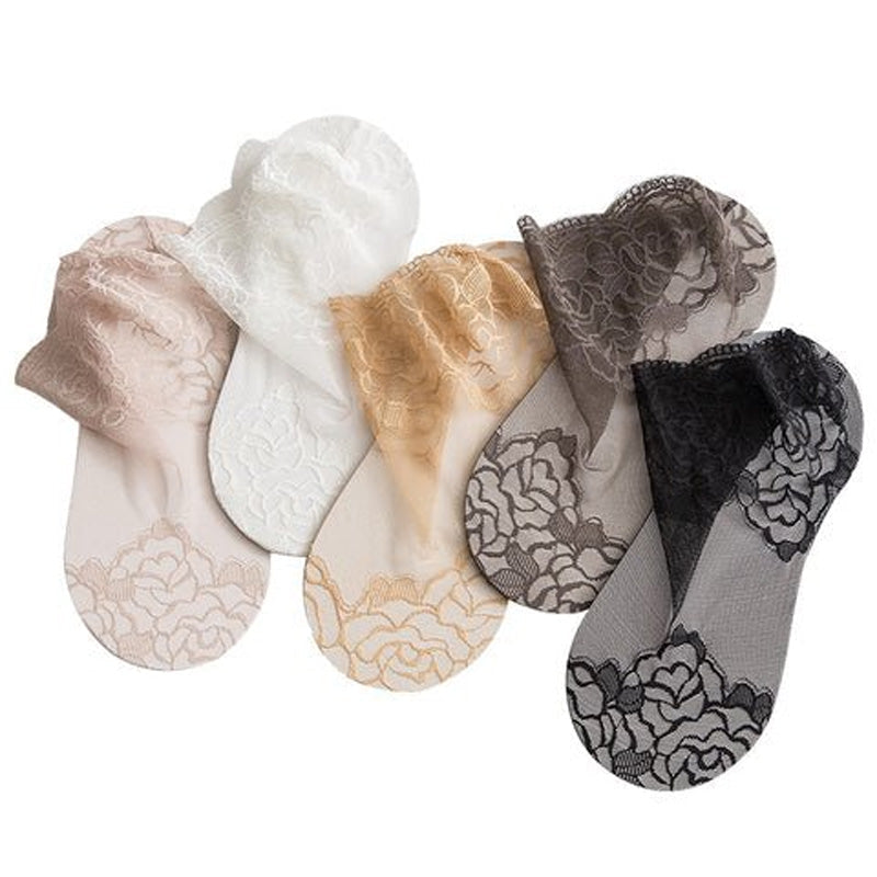 Ladies Fashion Lace Socks