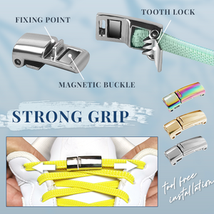 Magnetic Tie-Free Shoelace Buckle