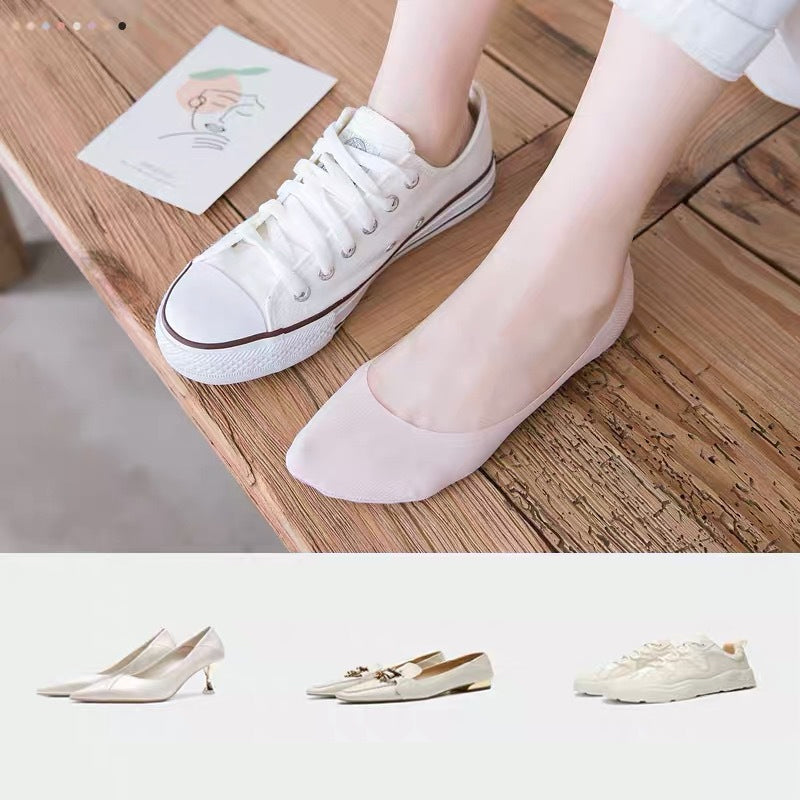 Non-slip Ice Silk Socks（3Pcs）