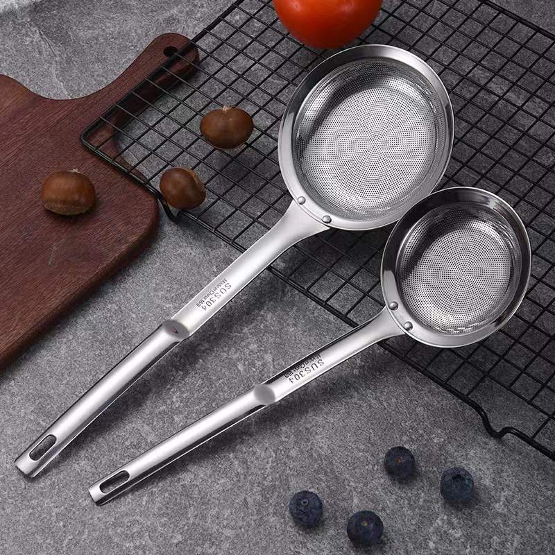 Stainless Steel Oil Colander Spoon