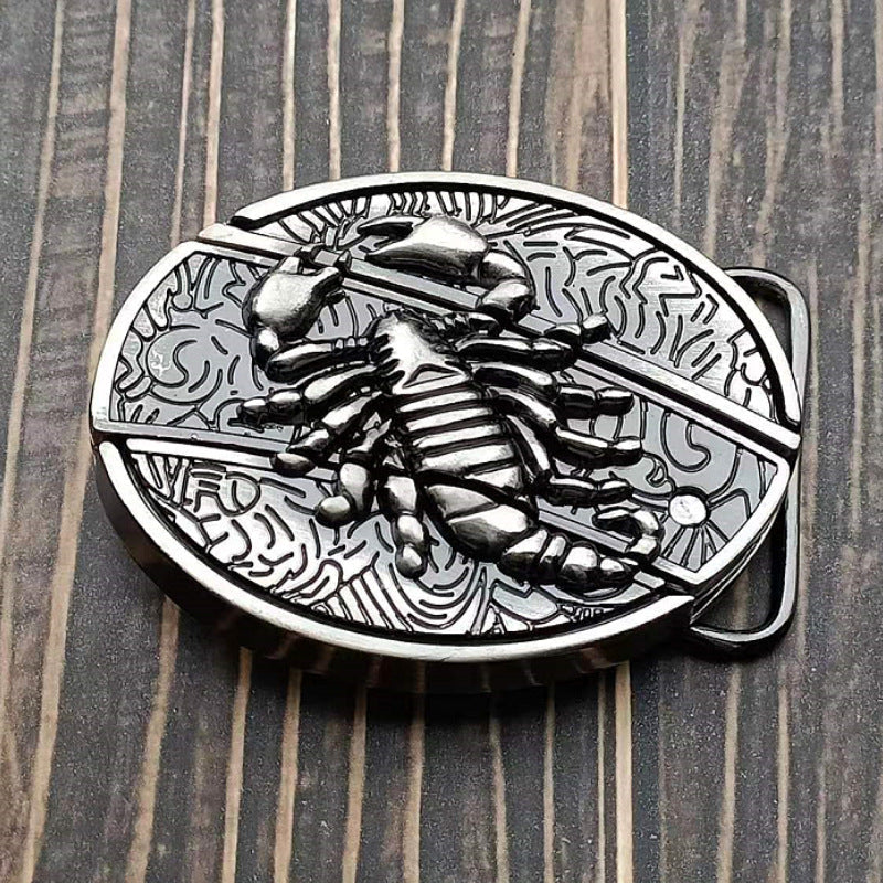 Fashion Punk Men's  Belt Buckle With Knife