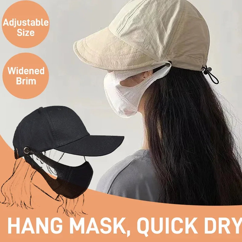 Sun Hat That Can Hang Mask