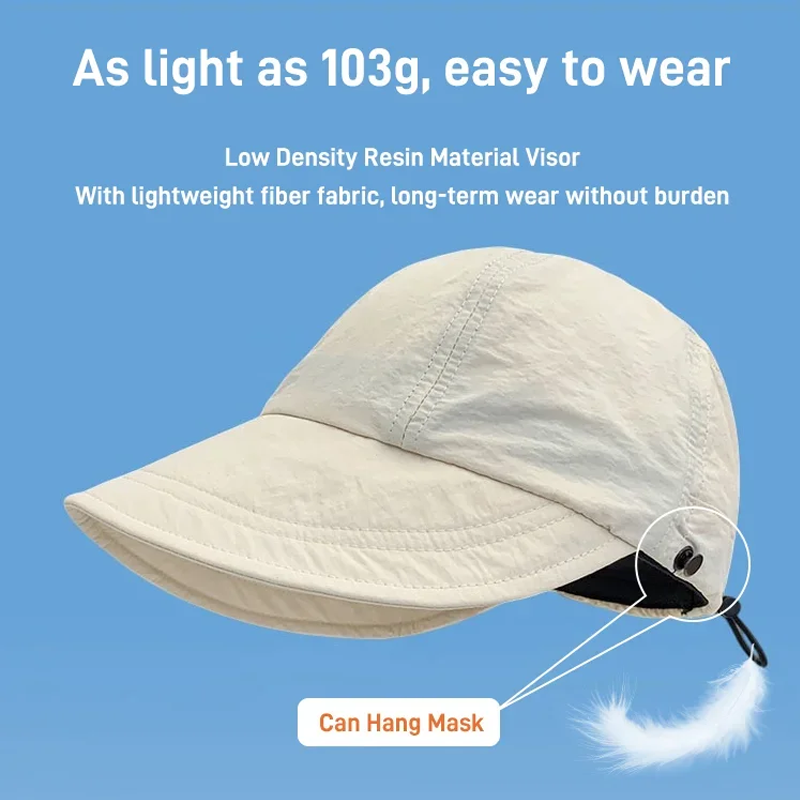 Sun Hat That Can Hang Mask