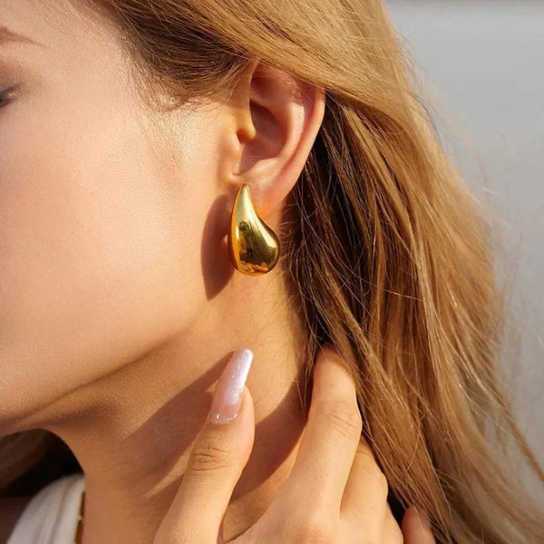 Viral Bottega Teardrop Earrings