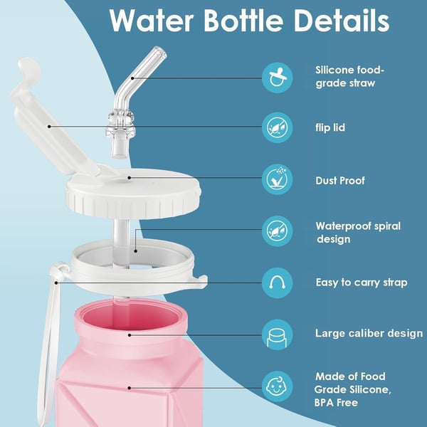 Foldable Water Bottles 620ml