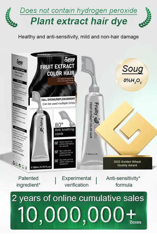 Fruit Essence Hair Dyeing Comb