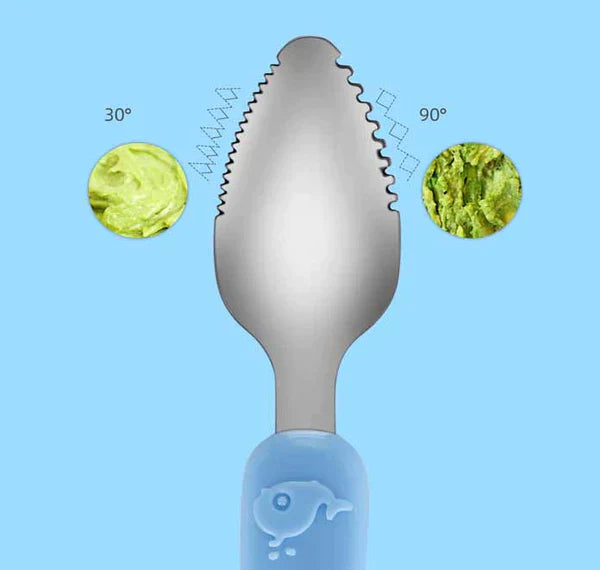 2-in-1 Two Sided Baby Feeding Spoon