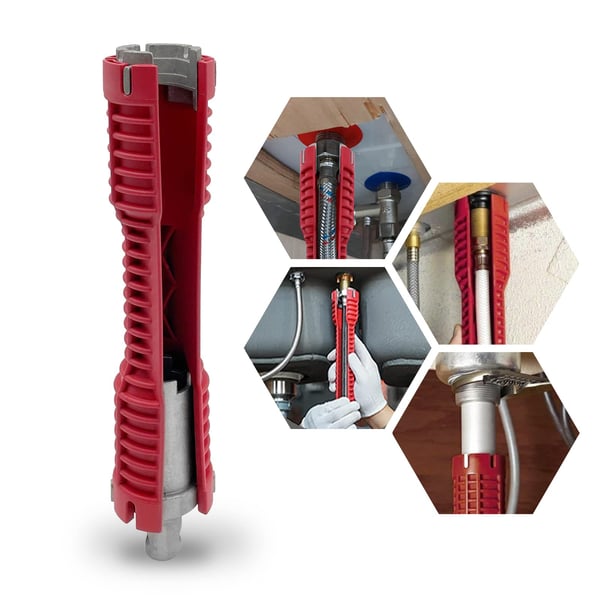 🔥HOT SALE 49% OFF🔥🔥8 in 1 Multifunctional Sink Bathroom Wrench🔥