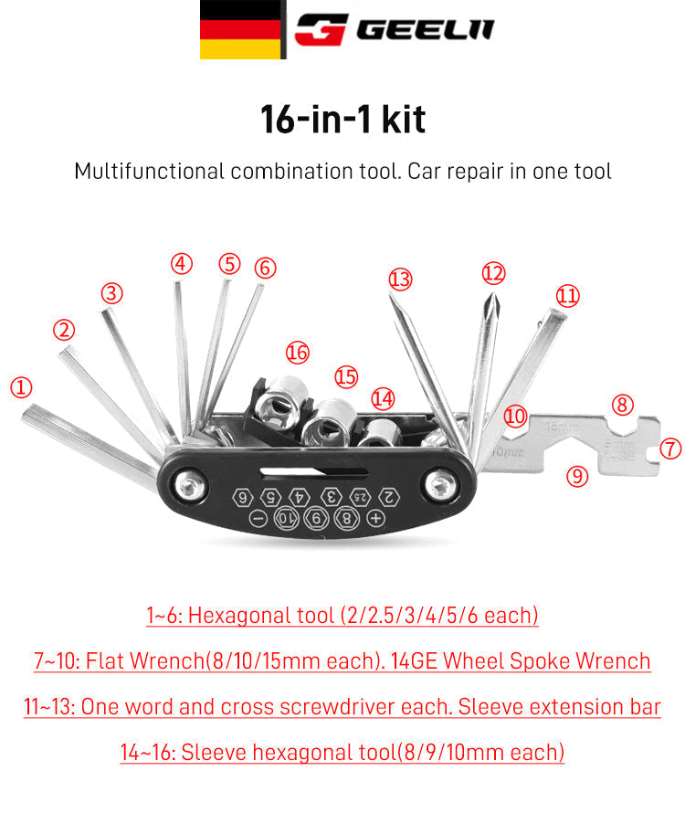 Portable Multifunctional Folding Screwdriver