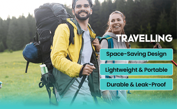 Foldable Water Bottles 620ml