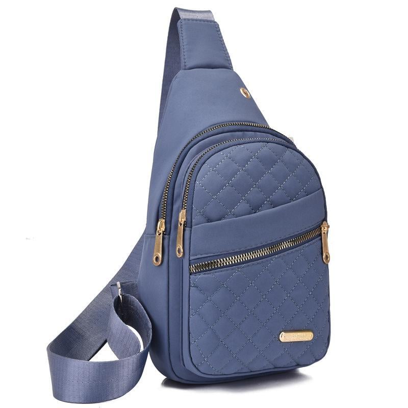 🎀Quilted waist bag-versatile large capacity crossbody bag, casual solid color