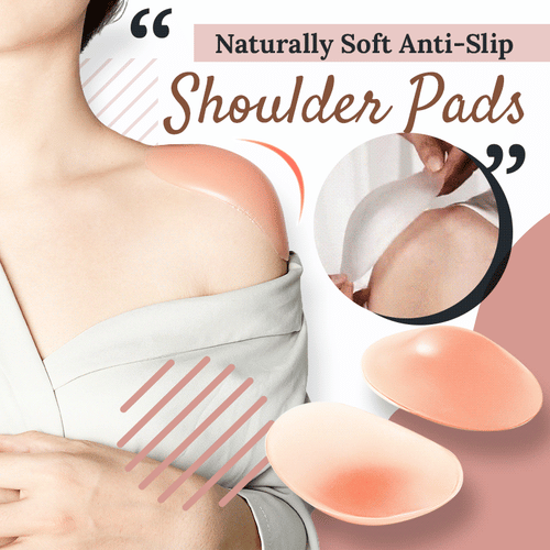 🔥🔥Naturally Silicone -Transparent Anti-slip Shoulder Pads （1 pair）