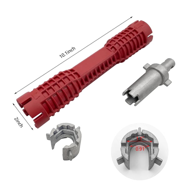 🔥HOT SALE 49% OFF🔥🔥8 in 1 Multifunctional Sink Bathroom Wrench🔥