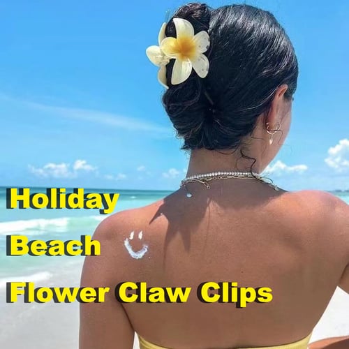 Flower Hair Claw Clip-(🔥HOT SALE   Buy 1 Get 1 Free)