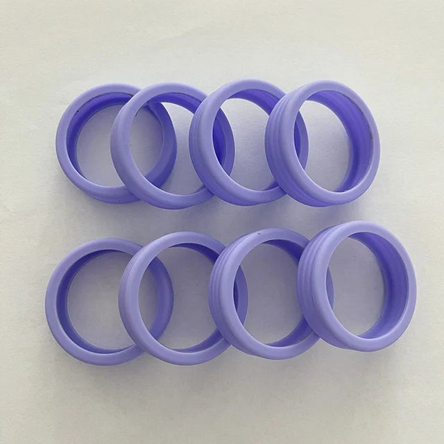 Colorful Silent Silicone Luggage Wheel Covers