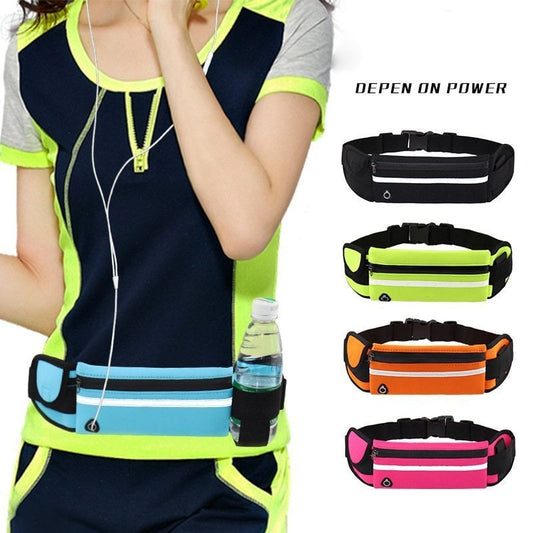 Multifunctional knitted breathable invisible waist bag