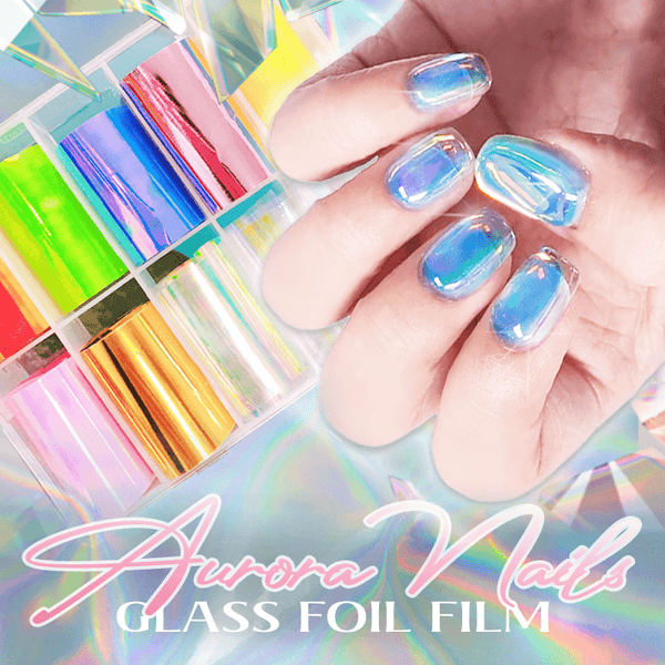 Aurora Nails Glass Foil Film