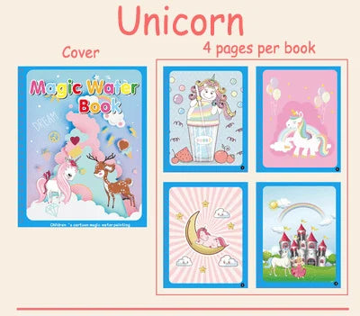 Magic Water Coloring Book